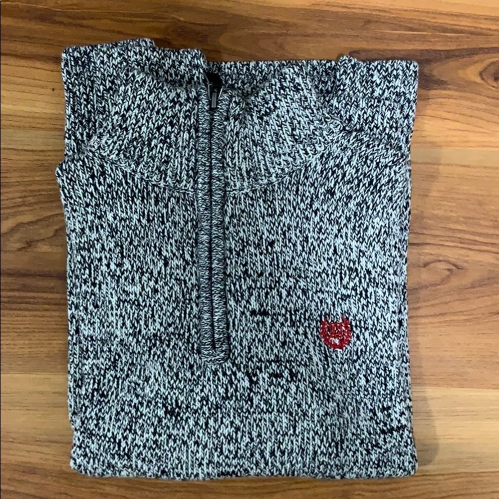 Chaps boys sweater gray L